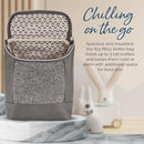 Itzy Ritzy Insulated Bottle Bag – Keeps Bottles Warm or Cool - Holds 3 Bottles and Features Interior Pocket for Ice Pack (Not Included), Grayson by TinyTreasures Baby Boutique