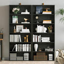 IRONCK Bookshelves and Bookcases Set of 2 Floor Standing 6 Tiers Display Storage Shelves 70 in Tall Bookcase Home Decor Furniture for Home Office, Living Room, Bed Room by CozyNest Decor