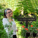 Metal Signs Customized | Personalized Garden Stake Metal Sign | Custom Metal Garden Sign | Personalized Garden Name Sign | Custom Sign Outdoor Metal | Gardening Decor Gifts for Gardeners by CozyNest Decor