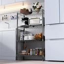 1000 lbs Storage Shelving Steel Heavy Duty 4-Tier Utility Shelving Unit Steel Organizer Wire Rack for Home,Kitchen,Office (13.7" D x 29.5" W x 47.2" H) by CozyNest Decor