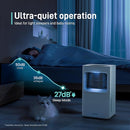 Evaporative Humidifier for Bedroom, 2.11Gal/8L Quiet Humidifiers Large Room with SleepyTime, Aroma Diffuser, 6 Speeds, Top Fill, No White Dust, Auto Off Humidifier for Baby Nursery Home Office by TinyTreasures Baby Boutique