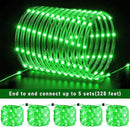 66FT 200 LED Rope Lights for Outside, St. Patrick Day Fairy String Lights with Waterproof 8 Modes, Flexible and Connectable Plug in Twinkle Lights for Indoor Patio Pool Party Holiday Decor, Green by GreenHaven Gardens