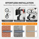 Bike Rack Garage, Bike Wall Mount – 2 Pack Bike Rack for Garage & Indoor Storage, Heavy Duty Vertical Bike Hanger Holds Up to 66 lbs, Space-Saving Bike Wall Rack for Home, Apartment, or Shed by GreenHaven Gardens