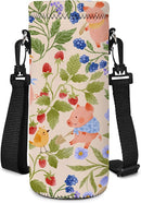 AUPET Water Bottle Bag Carrier,24oz/32oz Insulated Neoprene bottle Sling Holder Case Pouch Cover for 1000ML/750ML Bottles with Shoulder Strap for walking by TinyTreasures Baby Boutique