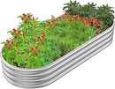 6x2.3x1ft Raised Garden Bed for Flowers, Outdoor Raised Planter Box, Backyard Raised Garden Bed for Plant by GreenHaven Gardens
