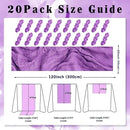 20 Pack Purple Cheesecloth Table Runner 10FT Boho Fabric Rustic Cheese Cloth Table Runner for Wedding Bridal Shower Baby Shower Gauze Sheer Birthday Party Table Decorations 20 x 120 Inch Long by CozyNest Decor