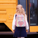 I IHAYNER Kids Glitter Lightweight Backpack for School Travel & Daycare, Toddler Backpack for Girls 3+ Preschool Kindergarten Elementary Kids Backpack-Rainbow Pink A by TinyTreasures Baby Boutique
