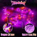 2 Pack Each 200 LED Halloween Net Lights Outdoor Waterproof 3M*2M Mesh Lights Fairy String Lights Plug in with Timer 8 Modes for Bush Window Fence Garden Yard Roof Wall Decor-Purple and Orange by GreenHaven Gardens