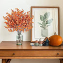 Sggvecsy 15 Pcs Babys Breath Artificial Flowers Gypsophila Bouquets Bulk Real Touch Fake Silk Flowers for Home DIY Floral Arrangement Table Centerpiece Fall Autumn Decoration (Fall Orange) by CozyNest Decor