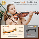 CAHAYA Violin 4/4 Full Size - Full Wooden Violin Set for Beginners Kids Adults Students Violin Kit with Hard Travel Case, Shoulder Rest, Extra Strings, Tuner by TinyTreasures Baby Boutique