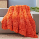 GONAAP Fuzzy Faux Fur Throw Blanket Orange Super Soft Cozy Plush Fuzzy Shaggy Blanket for Couch Sofa Bed (Orange, Throw(50"x60")) by CozyNest Decor