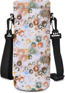 AUPET Water Bottle Bag Carrier,24oz/32oz Insulated Neoprene bottle Sling Holder Case Pouch Cover for 1000ML/750ML Bottles with Shoulder Strap for walking by TinyTreasures Baby Boutique