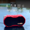 Altec Lansing Baby Boom XL - Waterproof Bluetooth Speaker, Wireless & Portable Speaker for Travel & Outdoor Use, Deep Bass & Loud Sound, 1 Pack, Red by TinyTreasures Baby Boutique