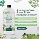16oz Tree and Shrub Plant Food - Makes 16 Gallons of Tree and Shrub Fertilizer, Liquid Plant Fertilizer for Healthy Roots, Foliage & Year-Round Growth, Nutrient-Rich Formula for All Trees & Shrubs by GreenHaven Gardens