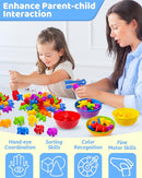 Counting Animals Montessori Toys for 3 4 5 Years Old Boys Girls, Preschool Learning Activities Kindergarten Educational Sensory Toys Gifts for Kids Toddlers by TinyTreasures Baby Boutique