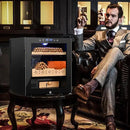 Electric Humidor for Cigars, 50L 300 Counts Large Capacity, Thermostatic Electric Cigar Cooler Cabinet with Spanish Cedar Wood Shelves, Digital LED Screen, Smart Humidity & Temp Control, Gifts for Men by CozyNest Decor