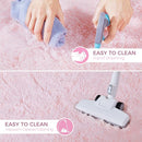 Ultra Soft Rug for Living Room, 4X6 Fluffy Shag Area Rug for Bedroom, Modern Shaggy Carpets Fuzzy Rug for Teens Dorm Nursery Home Decor Aesthetic, Upgrade Anti-Skid Durable, Pink by TinyTreasures Baby Boutique