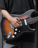 DONNER DST-80 Electric Guitar 39” Beginner Electric Guitar Kit with Amp, Classic SSS Pickup Complete with Gig Bag, Tuner, Capo, Strap, Picks, and Free Online Lessons, Red Tea Burst by TinyTreasures Baby Boutique