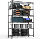 4080 lbs Steel Storage Shelving 6-Tier Utility Shelving Unit Steel Organizer Wire Rack for Home,Kitchen,Office,Garage, 17.7" D x 47.2" W x 72.3" H by CozyNest Decor