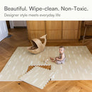 Lillefolk Foam Baby Play Mat – Interlocking Tiles for Kids | Non-Toxic Crawling Mat for Tummy Time, Toddlers & Infants – 6x6ft 9 Tiles by TinyTreasures Baby Boutique