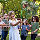 WERNNSAI Dinosaur Piñata - Jungle Dinosaur Piñata Bundle with Blindfold and Bat for Kids Boys Jungle Dinosaur World Birthday Party Decorations Family Games Dino Theme Party Supplies by TinyTreasures Baby Boutique