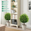 26.5" Artificial Cedar Topiary Ball Trees, Set of 2 UV Resistant Fake Evergreen Trees Shrubs Bushes Artificial Plants with Ground Spike Faux Cypress Plants for Indoor Outdoor Front Porch Garden by GreenHaven Gardens