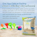 Classic Sand and Play Sand for Sandbox, Table, Therapy, and Outdoor Use, 20 lb. Bag, Natural, Non-Toxic, Wet Castle Building for Creativity and Stimulates Sensory Skills by GreenHaven Gardens
