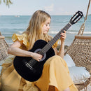 VEVOR Acoustic Guitar, Classical Guitar Starter Kit for Beginners, with Nylon Strings, Basswood Guitar, for Kids Adults Girls Boys Students by TinyTreasures Baby Boutique
