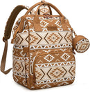 Wrangler Aztec Backpack Multifunction Baby Travel Bag with Changing Pad, Stroller Straps and Pacifier Case WG2204-91103TN by TinyTreasures Baby Boutique