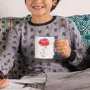 Personalized Floral Carnation Mug, Customized Name On Flower Coffee Cup, Unique Ceramic Tea Mug 11oz Or 15oz, Custom Carnation Flower Accent Cup, Gift For Daughter Mother by CozyNest Decor