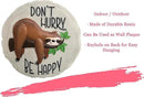 Spoontiques - Garden Décor -Sloth Stepping Stone - Decorative Stone for Garden by CozyNest Decor
