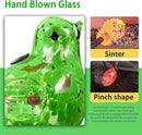 Glass Bird Shaped Plant Watering Ball Glass Automatic Watering Ball Flower Pot Insertion Spike Drip Irrigation Device Watering Ball Irrigation System Plant Enthusiast Gift (Green) by GreenHaven Gardens