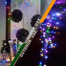 RUICHEN Multicolor Dimmable Fairy Lights Plug in, 99 Ft 300 LED Twinkle String Lights with Remote, Waterproof Silver Wire Firefly Lights for Bedroom, Patio, Yard, Christmas, Easter, Wedding, Party by GreenHaven Gardens