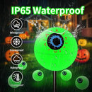 Outdoor Solar Lights Waterproof Decorations, 6 Pack Solar Globe Lights for Garden Decorations, Outside Ghost Solar Scary Eyeball Pathway Lights Decor for St. Patrick's Day Tree Garden Lawn Yard by GreenHaven Gardens