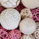ANDALUCA Pink Decorative Balls Bowl Filler Orbs Home Decoration (Pink) by CozyNest Decor