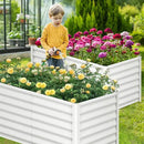 Large Outdoor Planter Boxes Kit Set of 2,6x3x2ft Galvanized Raised Bed Planter with Open-Ended Base Design, Elevated for Outdoor Plants, Durable Raised Bed for Gardening,Green by CozyNest Decor