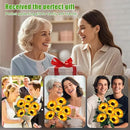 Sunflower Solar Lights Outdoor Decor, 6 Pack Solar Garden Decor 36 Waterproof Solar Sunflower Outdoor Lights for Garden Patio,Flower Bed, Pathway, Gift for Women, Mom, Grandma (6 Pack) by CozyNest Decor