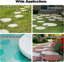 3 Size Round Stepping Stone Molds, 8.8''/10''/ 11.2'' Reusable Concrete Mold for Garden Stepping Stones Large Tray for Concrete and Stained Glass for Garden Walk Way by GreenHaven Gardens