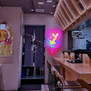 Axolotl Ramen Neon Sign for Wall Decor Dimmable Axolotl Eating Noodles LED Neon Light Cut Japanese Neon Sign Anime Neon Signs for Japan Restaurant, Home Wall Art and Kitchen Decor(15.7 * 9.7inch) by CozyNest Decor