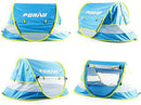 Poray Portable Baby Beach Tent with UPF 50+ Sun Shelter,Mosquito Net and Sunshade, Ideal Pop Up Kids Travel Tent with Carry Bag & 2 Stakes,Outdoor Indoor Play and Sun Protection by TinyTreasures Baby Boutique
