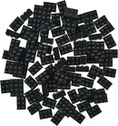 Strictly Briks Classic Bricks Starter Kit, Black, 96 Pieces, 2x3 Studs, Building Creative Play Set for Ages 3 and Up, 100% Compatible with All Major Brick Brands by TinyTreasures Baby Boutique