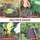 Landscape Staples 5 Inch 50 Pack,Garden Staples Galvanized Ground Stakes Anti-Rust Landscape Fabric Staples Garden Stakes for Irrigation Tubing, Fence, Weed Barrier, Ground Cover by GreenHaven Gardens