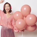 RUBFAC 129pcs Retro Pink Balloons Different Sizes 18 12 10 5 Inch, Latex Blush Balloon Garland Arch Kit for Valentine's Day Birthday Baby Shower Wedding Princess Boho Theme Party Decoration by TinyTreasures Baby Boutique