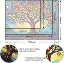 Lunerfex Tree of Life Tapestry Stained Glass Tapestry Wall Decor Tapestries for Bedroom Art Tapestries Wall Hanging for Bedroom Living Room Glass-Tree-01 60"x80" by CozyNest Decor