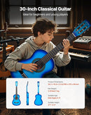 VEVOR Acoustic Guitar, Classical Guitar Starter Kit for Beginners, with Nylon Strings, Basswood Guitar, for Kids Adults Girls Boys Students by TinyTreasures Baby Boutique