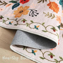 Runners for Hallways Kitchen Runner Rug Non Slip 2'x 10' Long Washable Rugs with Rubber Backing Soft Floral Carpet Runner for Hallways, Kitchen, Laundry, Bedroom, Bathroom(Beige) by CozyNest Decor