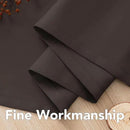 H.VERSAILTEX Brown Blackout Curtains 2 Panels Room Darkening Curtains Window Panel Drapes Kitchen Curtains- (Chocolate Brown Color)- 52 inch Wide by 84 inch Long Solid Pattern, Grommet Top by CozyNest Decor