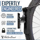 StoreYourBoard Bike Swivel Rack – Wall Mounted Garage Bike Storage, Vertical Hanger with 120° Swing Design & Stopper, Space-Saving Indoor Wall Mount – Fits Kids Bikes, BMX & More by GreenHaven Gardens