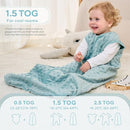 JELLYMONI Fleece Baby Sleep Sack 12-24 Months, 1.5 Tog Warm Winter Baby Wearable Blanket with Plush Dots and 2-Way Zipper, Cotton Toddler Sleep Sack by TinyTreasures Baby Boutique