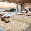 Area Rugs Living Room Rug - 5x7 Washable Modern Abstract Soft Neutral Non-Slip Carpet Large Indoor Floor Stain Resistant Thin Carpets for Bedroom Dining Room Farmhouse Nursery Home Office Beige by TinyTreasures Baby Boutique